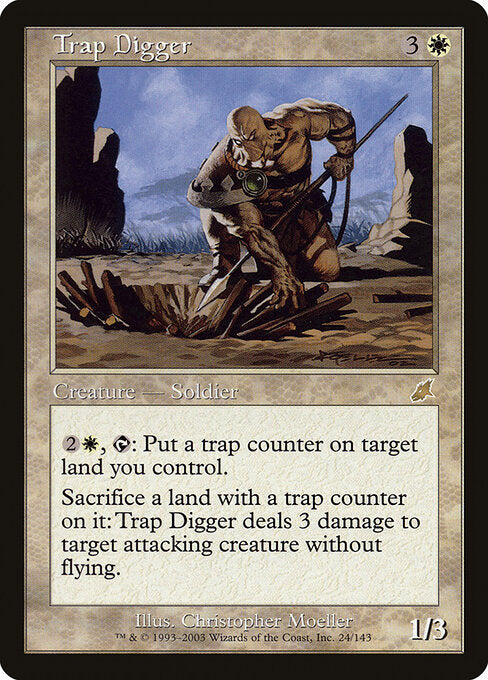 Trap Digger SCG-24 Rare Good Englisch Foil
