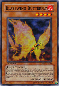 Glutflügel-Schmetterling (V.1) TAEV-089 Super Rare Light Played Deutsch 1. Auflage