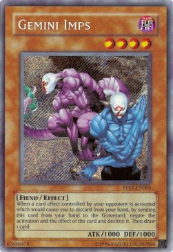 Zwillingsunholde PP01-DE005 Secret Rare Near Mint Deutsch