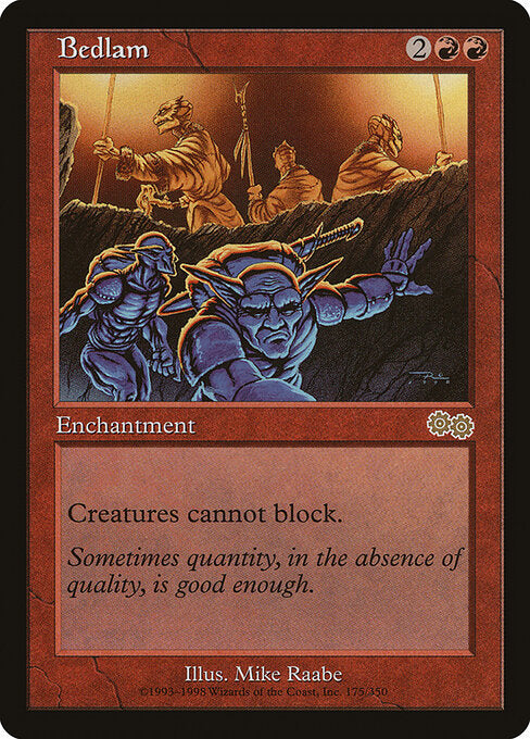 Bedlam USG-175 Rare Excellent Englisch