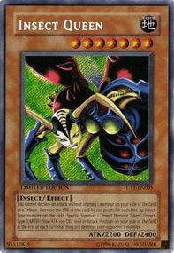 Insektenkönigin CT1-005 Secret Rare Light Played Deutsch