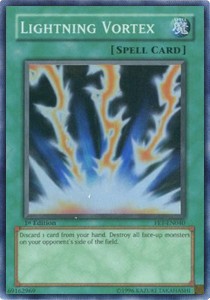 Lightning Vortex FET-040 Super Rare Light Played Englisch 1. Auflage