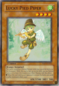 Lustiger Rattenfänger (V.1) TAEV-021 Super Rare Poor Deutsch 1. Auflage