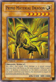 Urmaterialdrache PTDN-087 Super Rare Near Mint Deutsch 1. Auflage