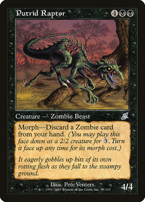 Putrid Raptor SCG-71 Uncommon Good Englisch Foil