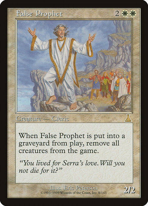 False Prophet UDS-6 Rare Light Played Englisch