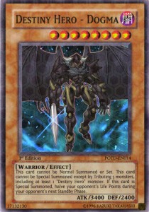 Schicksals-HELD Dogma (V.1) POTD-014 Super Rare Excellent Deutsch