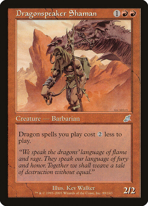 Dragonspeaker Shaman SCG-89 Uncommon Light Played Englisch