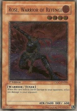 Rose, Kriegerin der Rache CSOC-DE000 Ultimate Rare Good Deutsch 1. Auflage