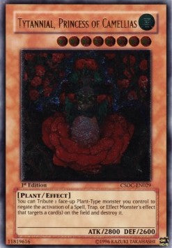 Tytannial, Prinzessin von Kamelien CSOC-DE029 Ultimate Rare Light Played Deutsch