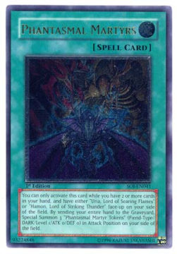 Phantom Märtyrer SOI-DE041 Ultimate Rare Light Played Deutsch 1. Auflage