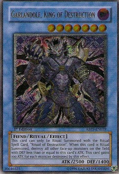 Garlandolf, König der Zerstörung (V.2) ABPF-039 Ultimate Rare Light Played Deutsch 1. Auflage