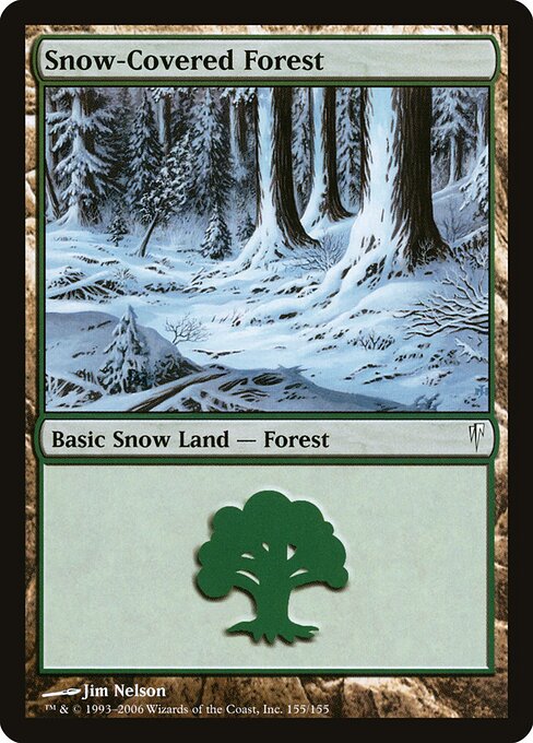 Snow-Covered Forest CSP-155 Land Excellent Englisch