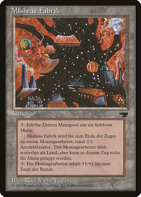 Mishras Fabrik RE-70 Uncommon Light Played Deutsch