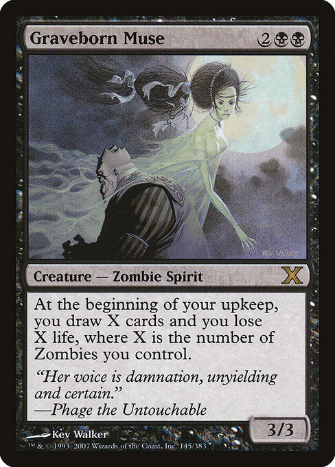 Graveborn Muse 10E-145 Rare Good Englisch