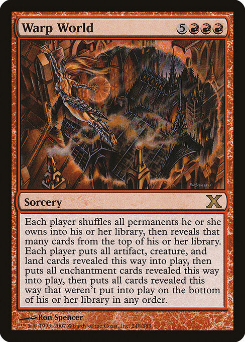 Verformte Welt 10E-248 Rare Good Englisch Foil