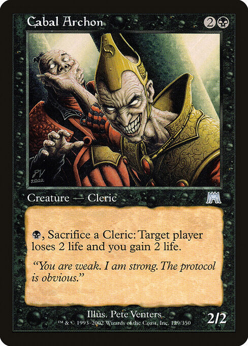 Cabal Archon ONS-129 Uncommon Excellent Englisch