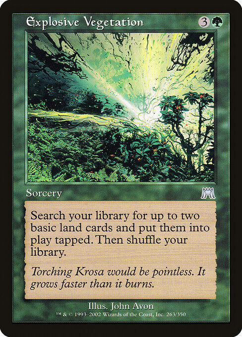 Explosive Vegetation ONS-263 Uncommon Excellent Englisch