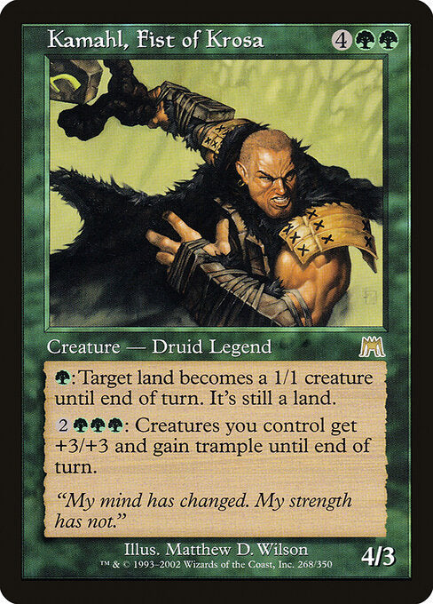 Kamahl, Fist of Krosa ONS-268 Rare Light Played Englisch