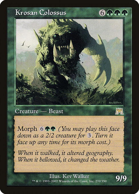 Krosan Colossus ONS-270 Rare Light Played Englisch