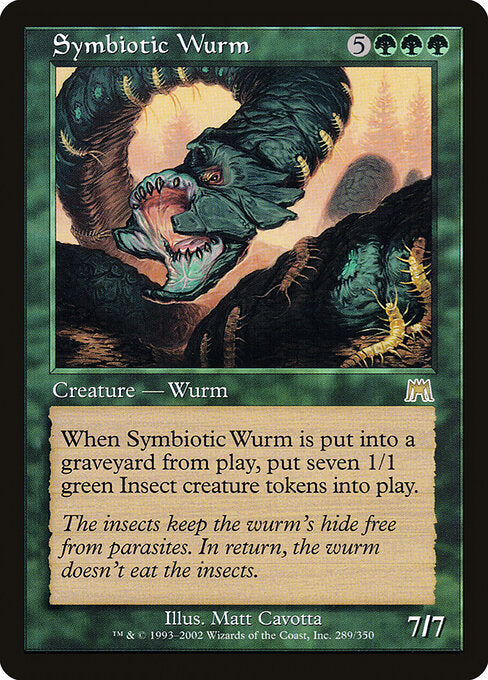 Symbiotic Wurm ONS-289 Rare Good Englisch