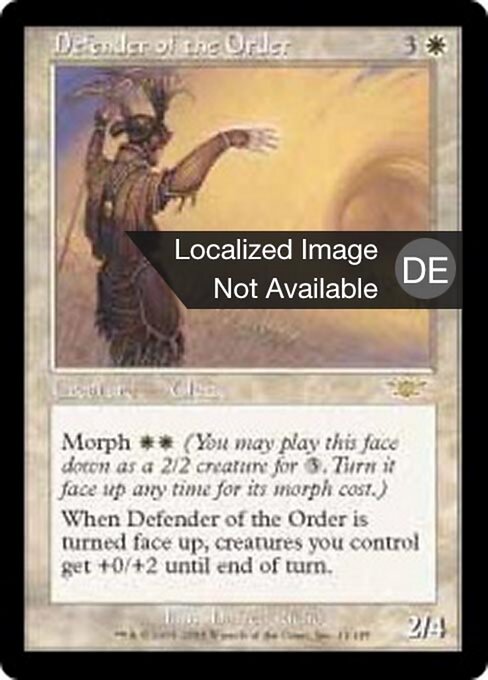 Verteidiger des Ordens LGN-11 Rare Light Played Deutsch Foil