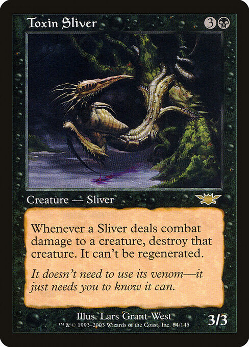 Toxin Sliver LGN-84 Rare Excellent Englisch