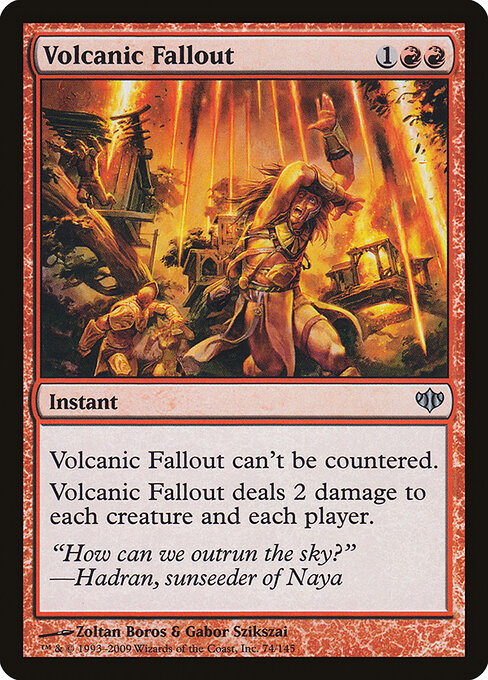 Volcanic Fallout CONF-74 Uncommon Good Englisch