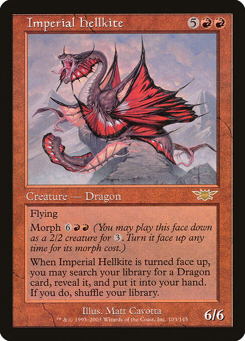 Imperial Hellkite LGN-103 Rare Good Englisch Foil