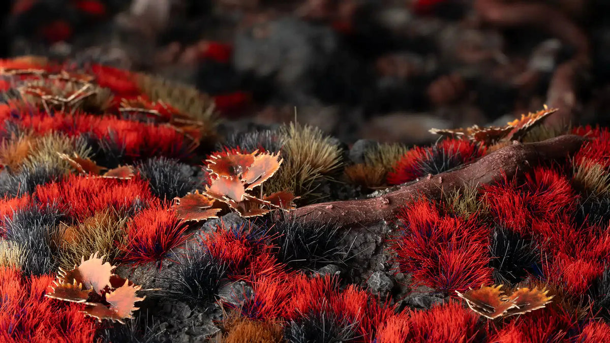 Gamers Grass Alien Blood Moon 6mm Tufts Wild