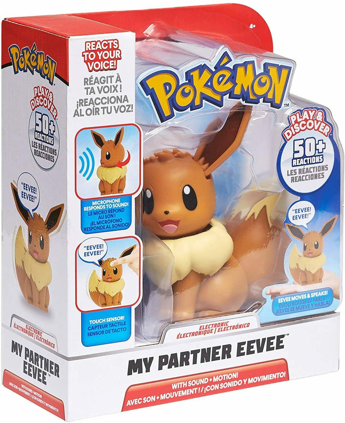 Pokémon Interaktive Figur My Partner Evoli - deutsche & Französische Version