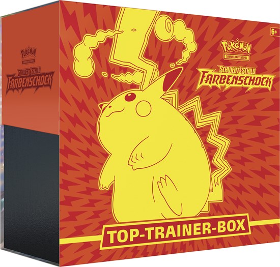 Pokémon - SWSH04 Top Trainer Box Farbenschock- deutsch