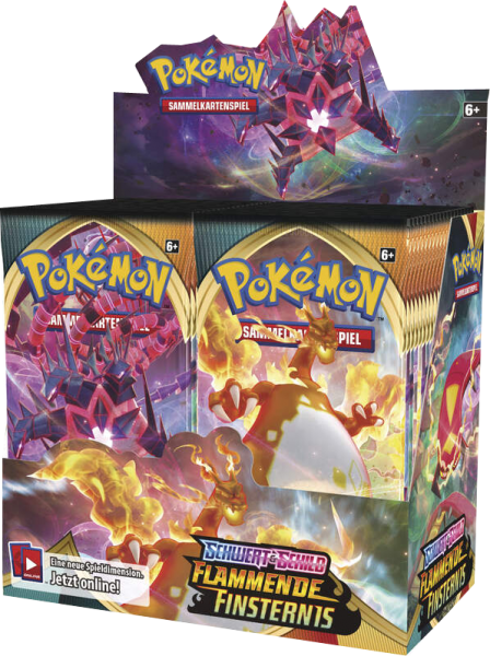 Pokémon - SWSH03- Schwert und Schild - Flammende Finsternis - Booster Display 36 Booster - deutsch