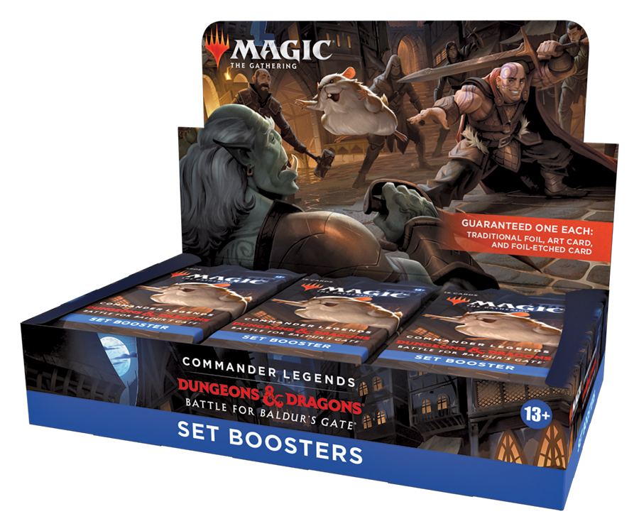 Commander Legends: Battle for Baldur’s Gate - Set Booster Display (18 Booster) - englisch