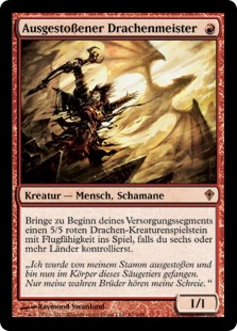 Ausgestoßener Drachenmeister WWK-81 Mythic Excellent Deutsch