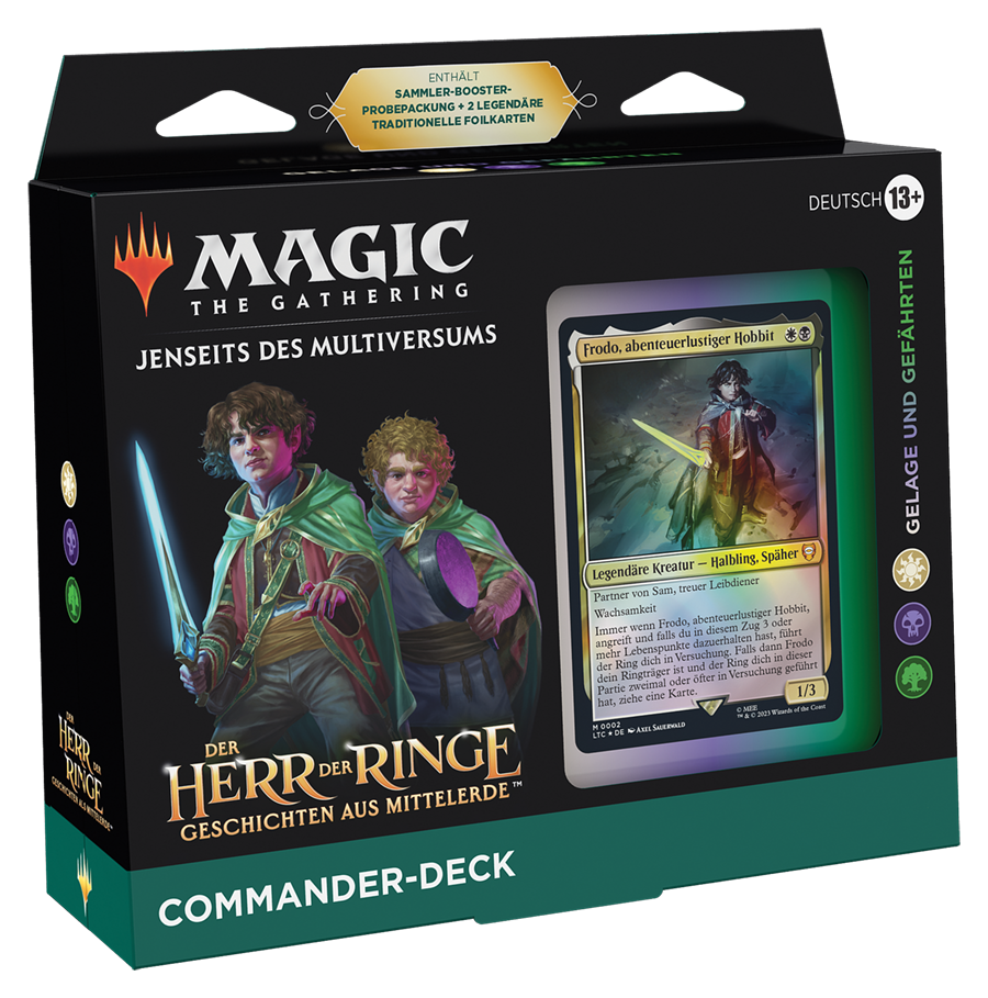 Der Herr der Ringe: Geschichten aus Mittelerde Commander Deck Gelage und Gefährten - deutsch