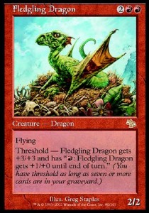 Heranwachsender Drache JUD-90 Rare Excellent Englisch
