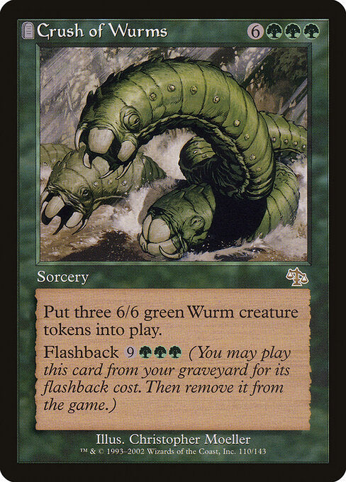 Crush of Wurms JUD-110 Rare Poor Englisch