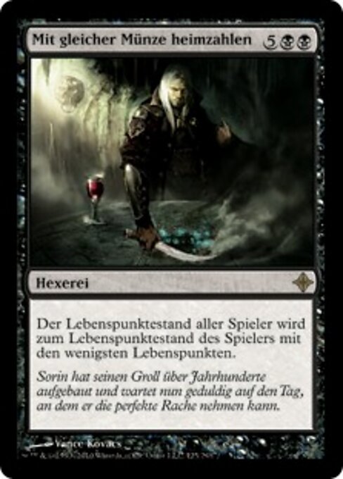 Mit gleicher Münze heimzahlen ROE-125 Rare Light Played Deutsch