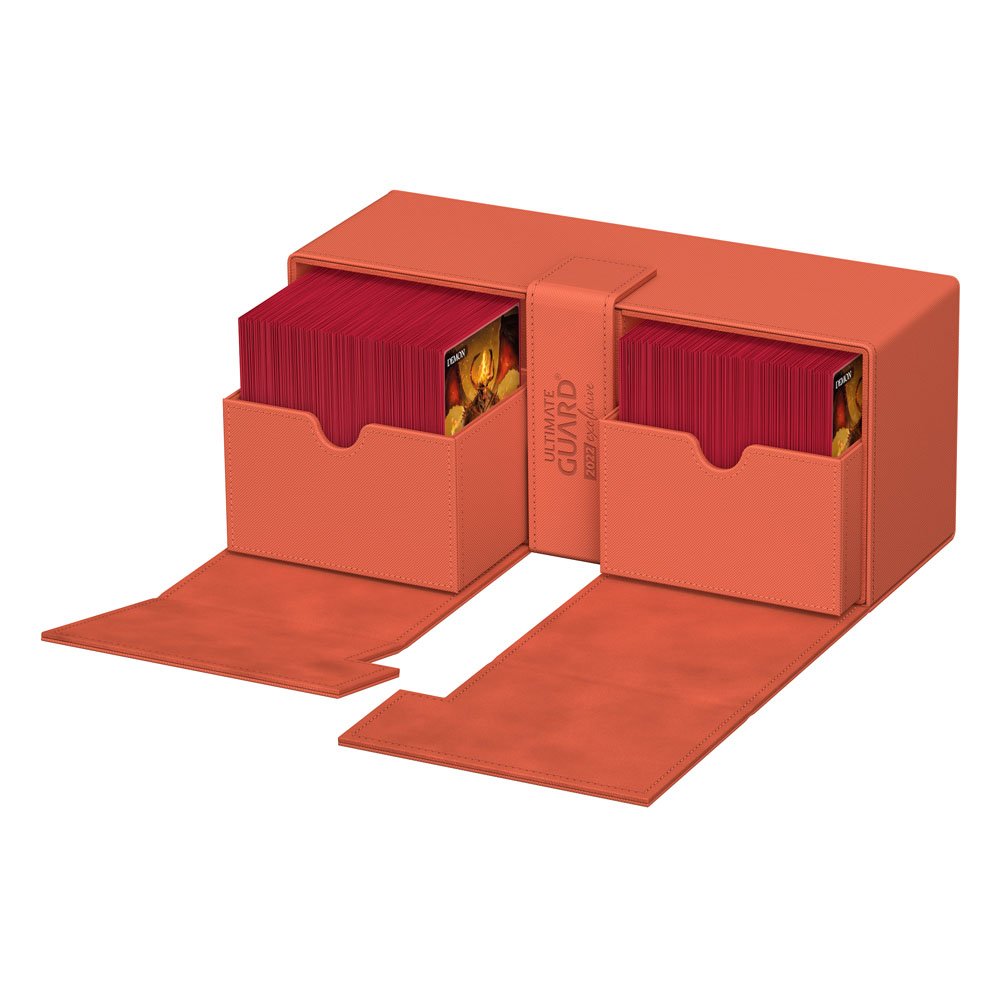 Ultimate Guard Twin Flip`n`Tray 266+ Xenoskin 2022 Exclusive Dunkelorange