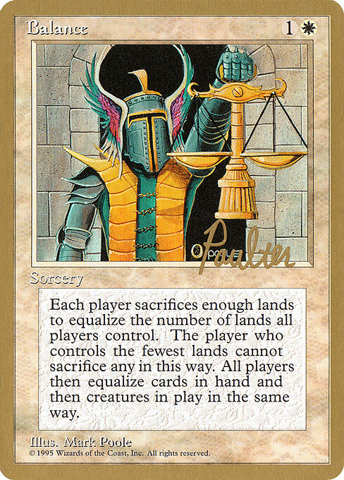 Balance WCD7- Special Near Mint Englisch