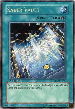 Säbeltresor TSHD-086 Secret Rare Excellent Deutsch 1. Auflage