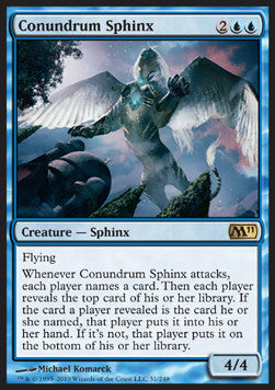 Scherzfragen-Sphinx M11-51 Rare Good Englisch