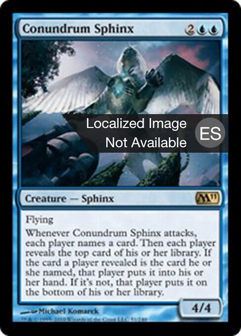 Conundrum Sphinx M11-51 Rare Good Spanisch Foil