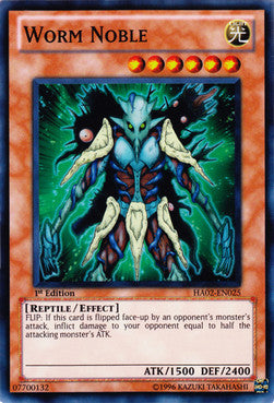 Wurm Noble HA02-025 Super Rare Light Played Deutsch 1. Auflage