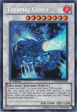 Thermischer Genex HA02-028 Secret Rare Poor Deutsch 1. Auflage