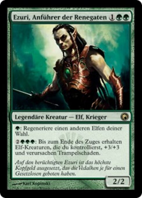 Ezuri, Anführer der Renegaten SOM-119 Rare Light Played Deutsch