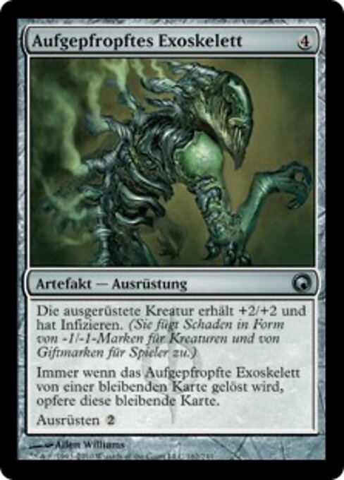 Aufgepfropftes Exoskelett SOM-162 Uncommon Excellent Deutsch Foil