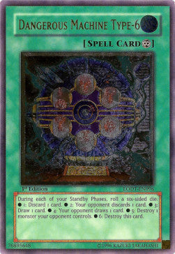 Gefährliche Maschine Typ 6 (V.2) LODT-096 Ultimate Rare Played Deutsch 1. Auflage