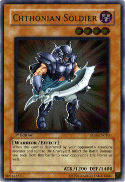 Chthonian Soldat EEN-DE010 Ultimate Rare Light Played Deutsch 1. Auflage